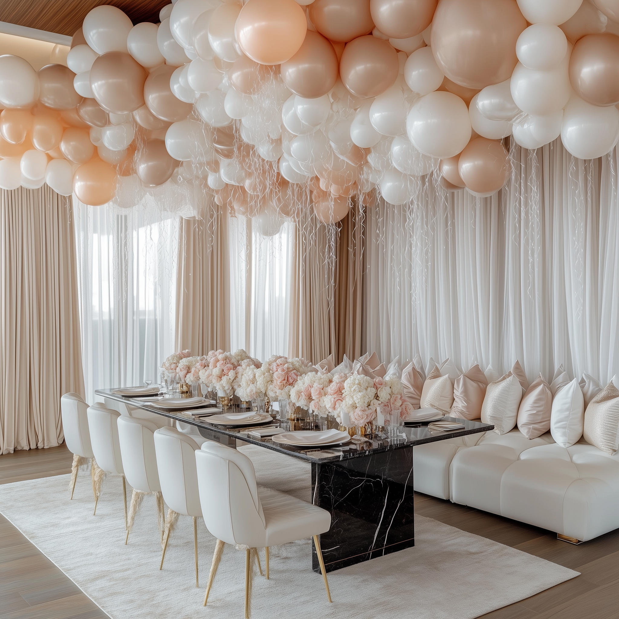 Rose Gold Romance – Anniversary Balloons - BALLON ATELIER